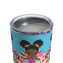 Load image into Gallery viewer, Candy Girl Afro Puff 10oz Tumbler