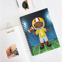 Load image into Gallery viewer, MVP Football Boy Spiral Notebook