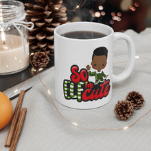 Load image into Gallery viewer, So Elfin Cute Black Boy Christmas Mug