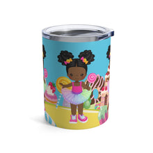 Load image into Gallery viewer, Candy Girl Afro Puff 10oz Tumbler