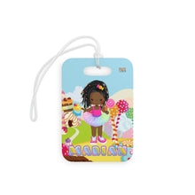 Load image into Gallery viewer, Candy Girl Braided Personalized Luggage Tag
