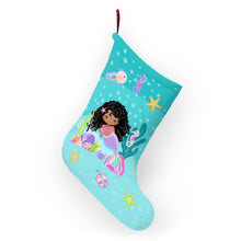 Load image into Gallery viewer, Curly Mermaid Christmas Stocking