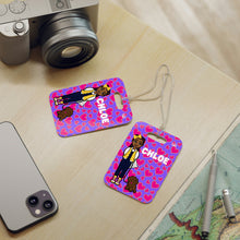 Load image into Gallery viewer, Cool To Be Smart Personalized Luggage Tag (Purple)