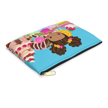 Load image into Gallery viewer, Candy Girl Afro Puff Accessory Pouch (Light Brown)