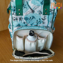 Load image into Gallery viewer, Royal Blue and Gold Crown King Diaper Bag