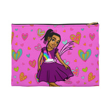 Load image into Gallery viewer, Pretty Girl Hearts Accessory Pouch