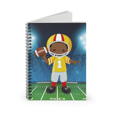 Load image into Gallery viewer, MVP Football Boy Spiral Notebook