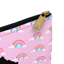 Load image into Gallery viewer, Unicorn Rainbow Puff Girl Accessory Pouch
