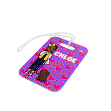 Load image into Gallery viewer, Cool To Be Smart Personalized Luggage Tag (Purple)