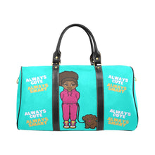 Load image into Gallery viewer, Always Cute Always Smart Travel Bag (Blue)
