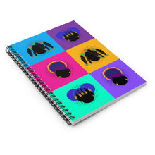 Load image into Gallery viewer, Color Block Girls Spiral Notebook
