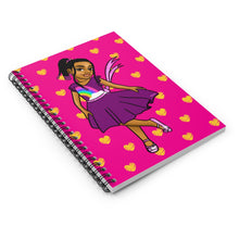 Load image into Gallery viewer, Girls Rule the World Spiral Notebook (Pink)