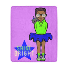 Load image into Gallery viewer, Shine Bright Blanket (Purple)