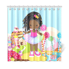Load image into Gallery viewer, Candy Girl Braided Shower Curtain