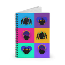 Load image into Gallery viewer, Color Block Girls Spiral Notebook