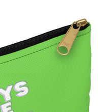 Load image into Gallery viewer, Always Cute Always Smart Accessory Pouch (Lime)