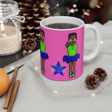 Load image into Gallery viewer, Shine Bright 11oz Ceramic Mug (Pink)