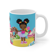 Load image into Gallery viewer, Candy Girl Afro Puff 11oz Mug