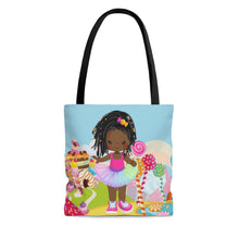 Load image into Gallery viewer, Candy Girl Braided Tote Bag