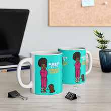 Load image into Gallery viewer, Always Cute Always Smart 11oz Ceramic Mug (Blue)