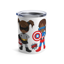 Load image into Gallery viewer, Black Girl Superhero 10oz Tumbler
