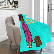 Load image into Gallery viewer, Always Cute Always Smart Blanket (Blue)