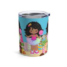 Load image into Gallery viewer, Candy Girl Curly 10oz Tumbler