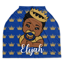 Load image into Gallery viewer, Royal Crown Baby Personalized Car Seat Cover