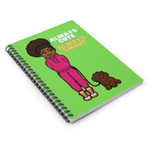 Load image into Gallery viewer, Always Cute Always Smart Spiral Notebook (Lime)