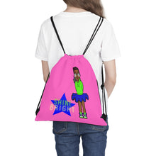 Load image into Gallery viewer, Shine Bright Drawstring Bag (Pink)