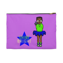 Load image into Gallery viewer, Shine Bright Accessory Pouch (Purple)