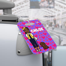 Load image into Gallery viewer, Cool To Be Smart Personalized Luggage Tag (Purple)