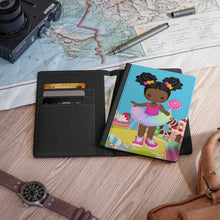 Load image into Gallery viewer, Candy Girl Afro Puff Passport Cover