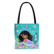 Load image into Gallery viewer, Curly Mermaid Tote Bag