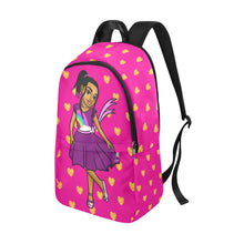 Load image into Gallery viewer, Girls Rule the World Backpack (Pink)