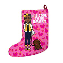 Load image into Gallery viewer, Cool To Be Smart Christmas Stocking (Pink)