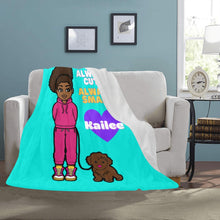 Load image into Gallery viewer, Always Cute Always Smart Personalized Blanket