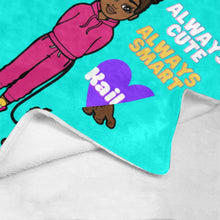 Load image into Gallery viewer, Always Cute Always Smart Personalized Blanket