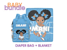 Load image into Gallery viewer, Basketball Baby Girl Bundle