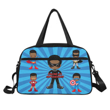 Load image into Gallery viewer, Black Boy Superhero On-The-Go Bag