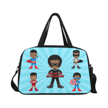 Load image into Gallery viewer, Black Boy Superhero On-The-Go Bag