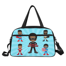 Load image into Gallery viewer, Black Boy Superhero On-The-Go Bag
