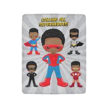 Load image into Gallery viewer, Black Boy Superhero Blanket - Vol 2