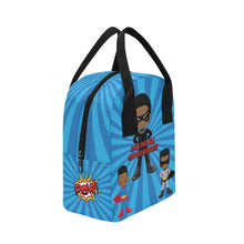 Load image into Gallery viewer, Black Boy Superhero Lunch Bag