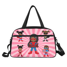 Load image into Gallery viewer, Black Girl Superhero On-The-Go Bag