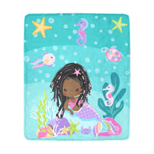 Load image into Gallery viewer, Braided Mermaid Blanket