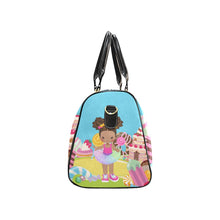 Load image into Gallery viewer, Candy Girl Afro Puff Travel Bag (Light Brown)