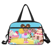 Load image into Gallery viewer, Candy Girl Afro Puff On-The-Go Bag