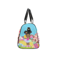 Load image into Gallery viewer, Candy Girl Afro Puff Travel Bag
