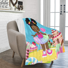 Load image into Gallery viewer, Candy Girl Afro Puff Blanket
